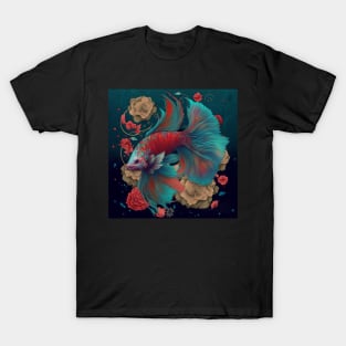 Floral Bettafish T-Shirt